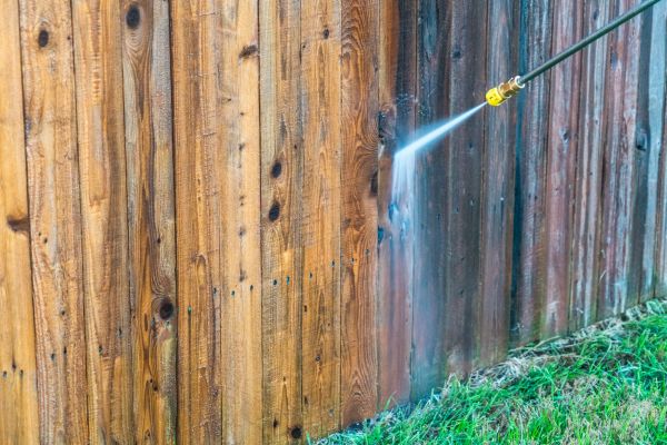 Fence Pressure Washing in Greenville