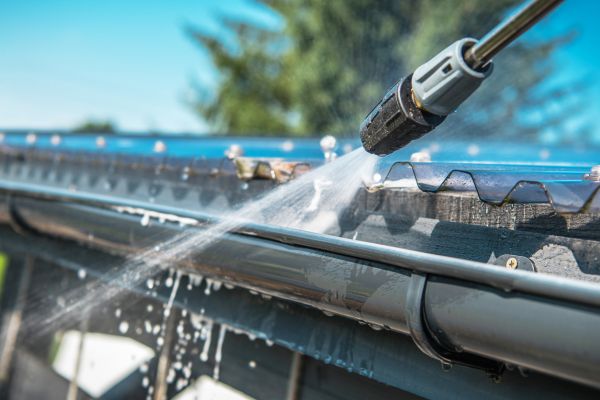 Gutter Pressure Washing in Greenville