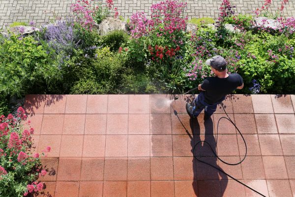 Patio Cleaning in Greenville
