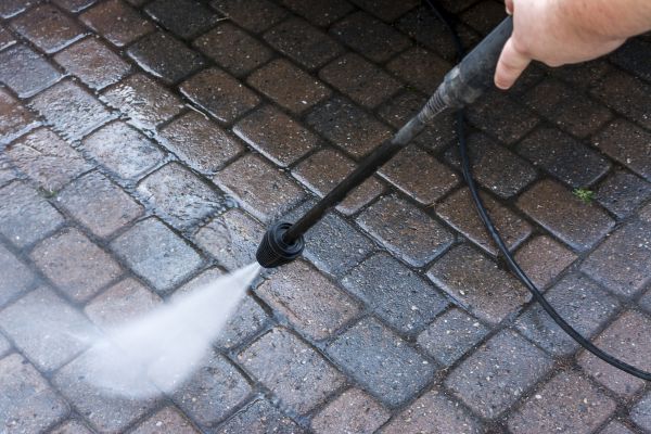 Patio Pressure Washing in Greenville