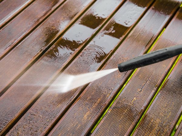 Deck Pressure Washing in Greenville