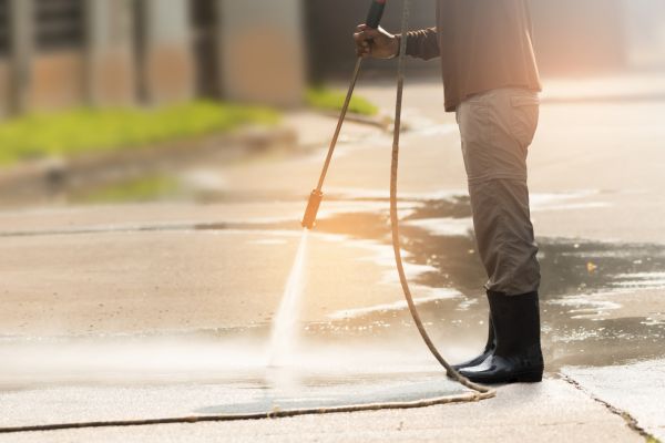 Residential Concrete Cleaning in Greenville