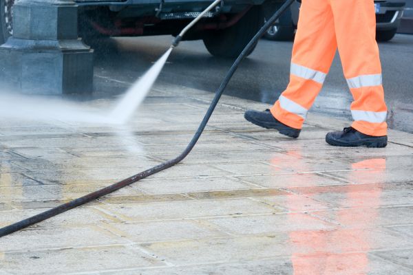 Concrete Jet Washing in Greenville