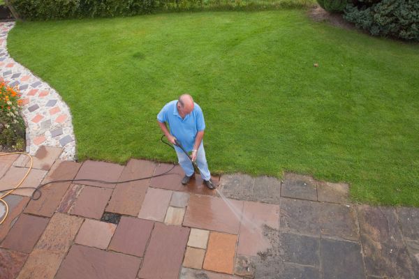 Pavers Pressure Washing in Greenville