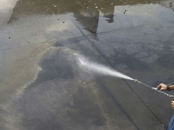 Exterior Floor Cleaning in Greenville