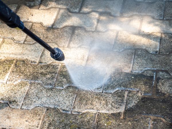 Paver Pressure Washing in Greenville