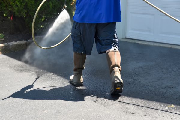 Asphalt Driveway Cleaning in Greenville