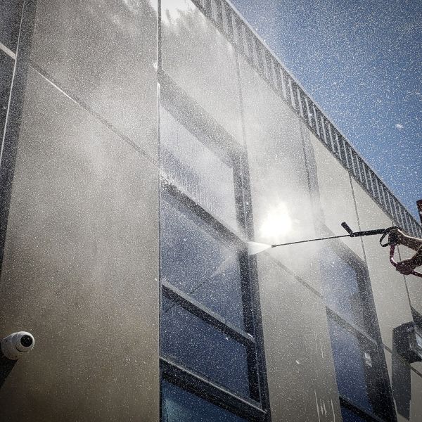 Exterior Building Washing in Greenville
